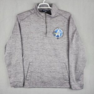 Star Trek Pullover 1/4 Zip Starfleet Intelligence Federation Of Planets XL